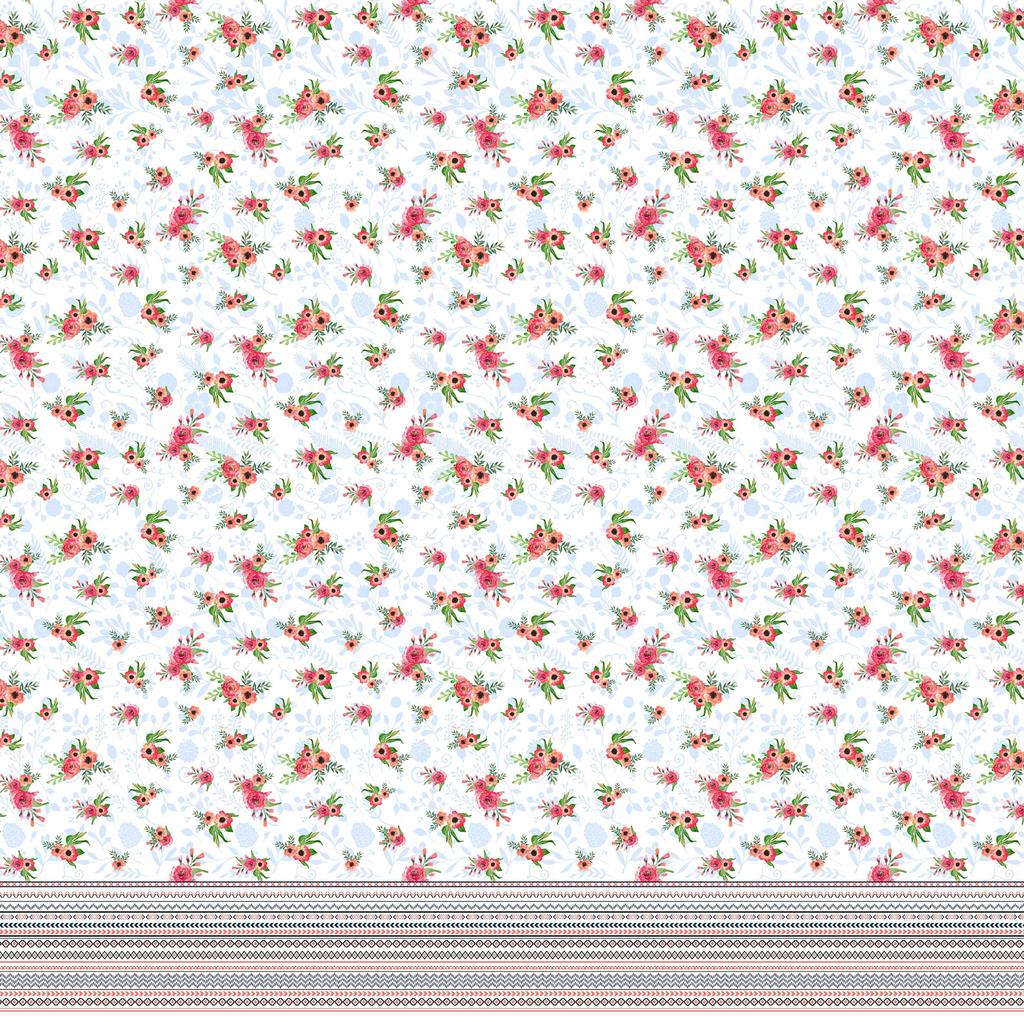 Soimoi Тканина з японським креп-сатином, листям і маком, анемоною, квітковим панно з принтом на метрі 42 дюйма