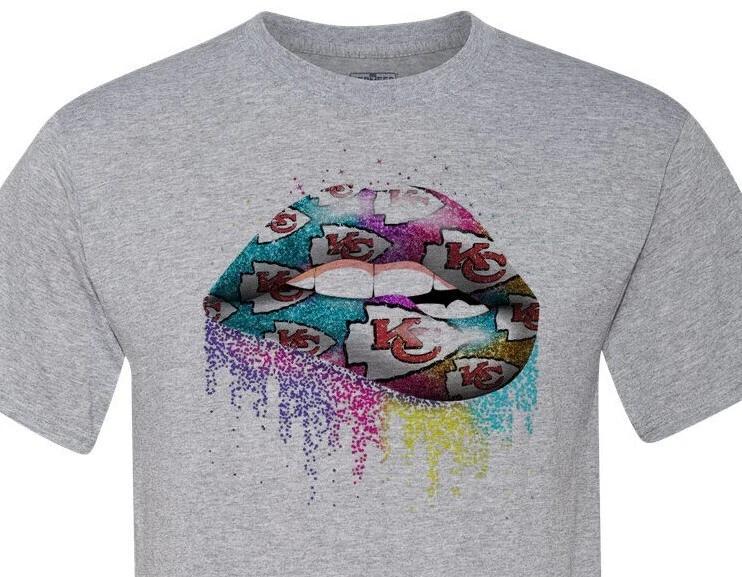 Chiefs - Lips - KC - Kansas City - America s Favorite Team - Free & Fast Ship XXL