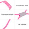 2Pcs 8 Shaped Pull Rope Chest Expander Elasticity Belt Stretching Strap Yoga Fitness Equipmentpink