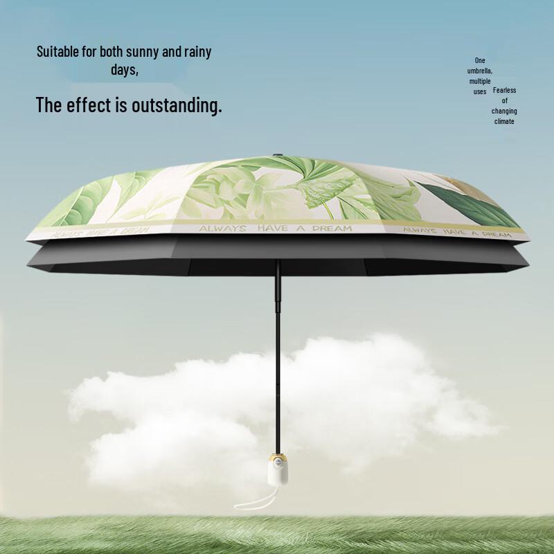 

XuQing Windproof 3-Fold Sun & Rain Umbrella - 2 Pack