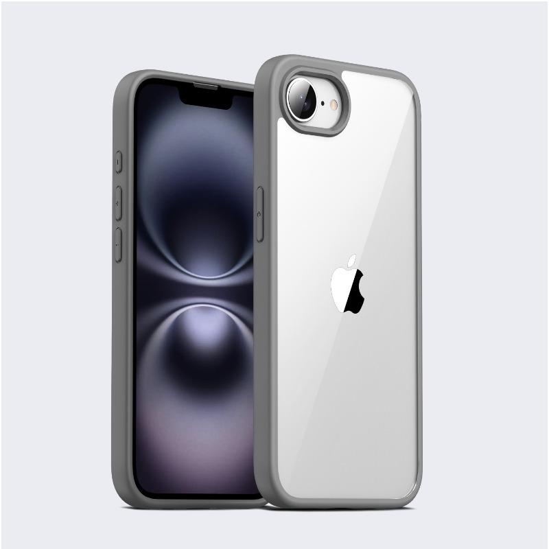 Suitable for IPhone16E In-stock Phone Cases, Transparent Apple 16e Anti-drop Two-in-one Case