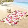 Spicy Blooms Enchanting Harmony Print Beach Towel, Quick Drying, Suitable for Travel, Outdoor Sports, Jogging, the Beach and Swimming, Gift