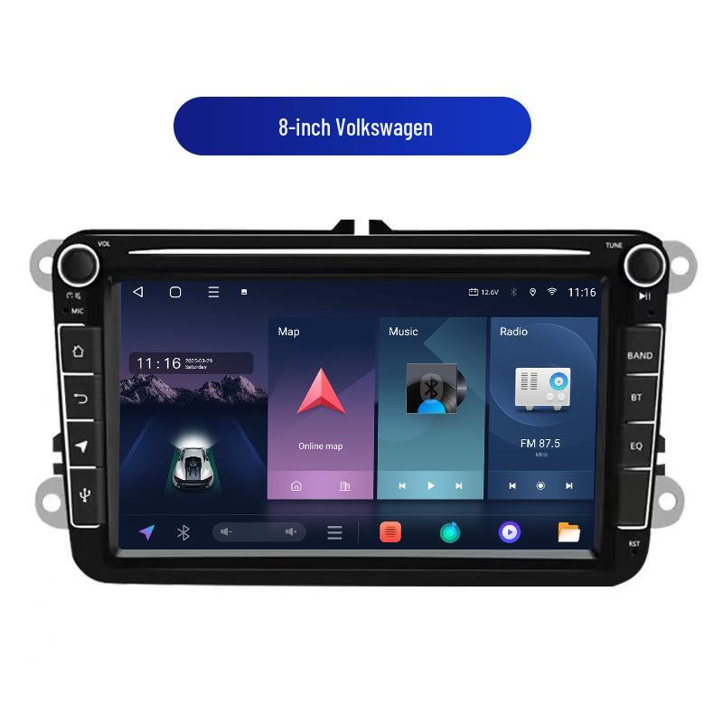 7 To 9-Inch Volkswagen Universal Car Navigation System with Button Controls, Android GPS All-in-One