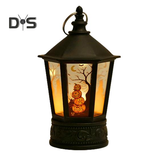 

Ручная лампа на Хэллоуин, тыква, скелет ведьмы, светодиодный фонарь, электронная свеча, ветряной свет для украшения атмосферы Хэллоуина C