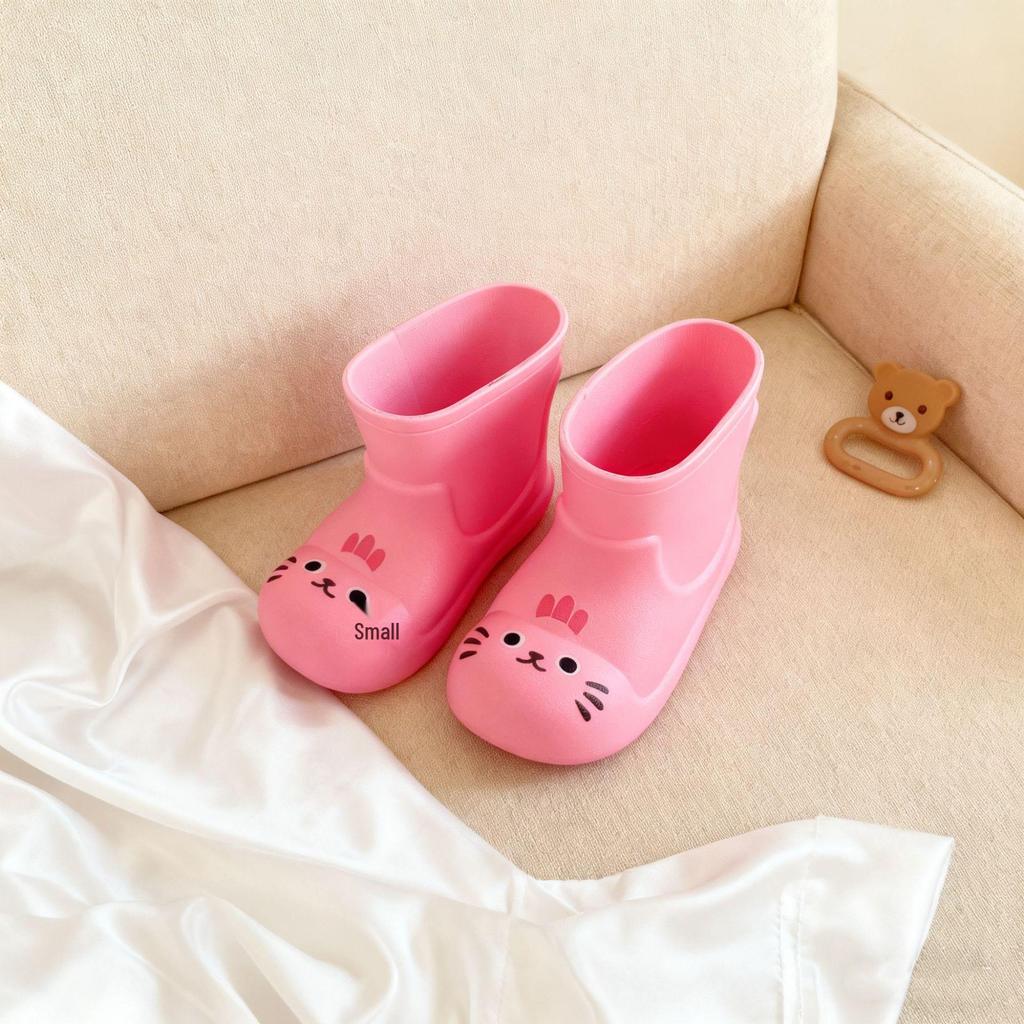 Dopamine Lightweight Non-Slip Korean Children's Rain Boots for Kindergarten and Outdoor Play