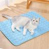 Pet Cooling Mat Summer Dog Cool Mat Foldable Reusable Pet Accessories Breathable Cat Cool Bed for Summer Outdoor Sleeping Beach