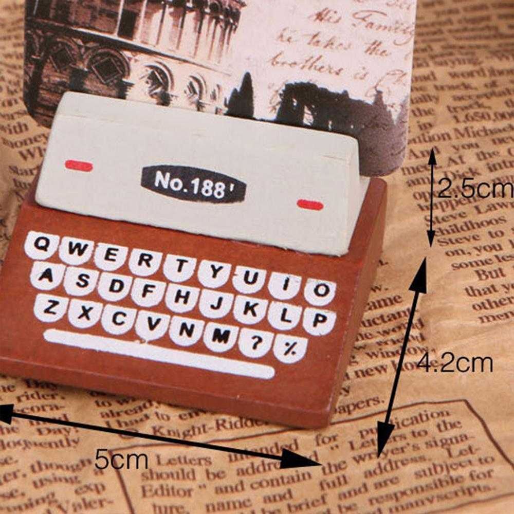 Creative Typewriter Pictures Clips Photo Office Holder Note Paper Holder Memo Card
