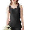 Tank Top Bra Top Kirei Labo Fitte Cotton Blend Seamless Inner Padded New Black LL Women's