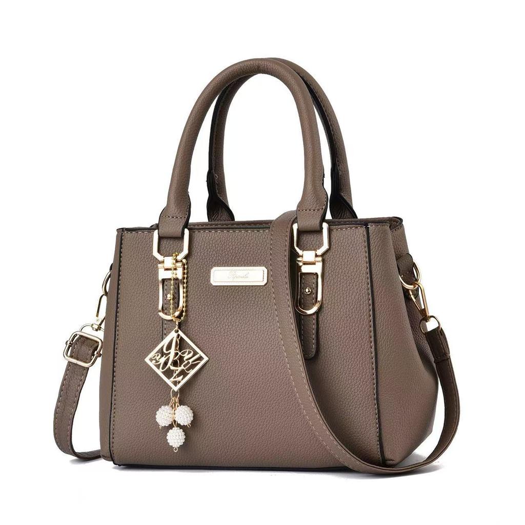 Handbag Women's Bag New Fashion Versatile PU Leather Shoulder Oblique Span Bag
