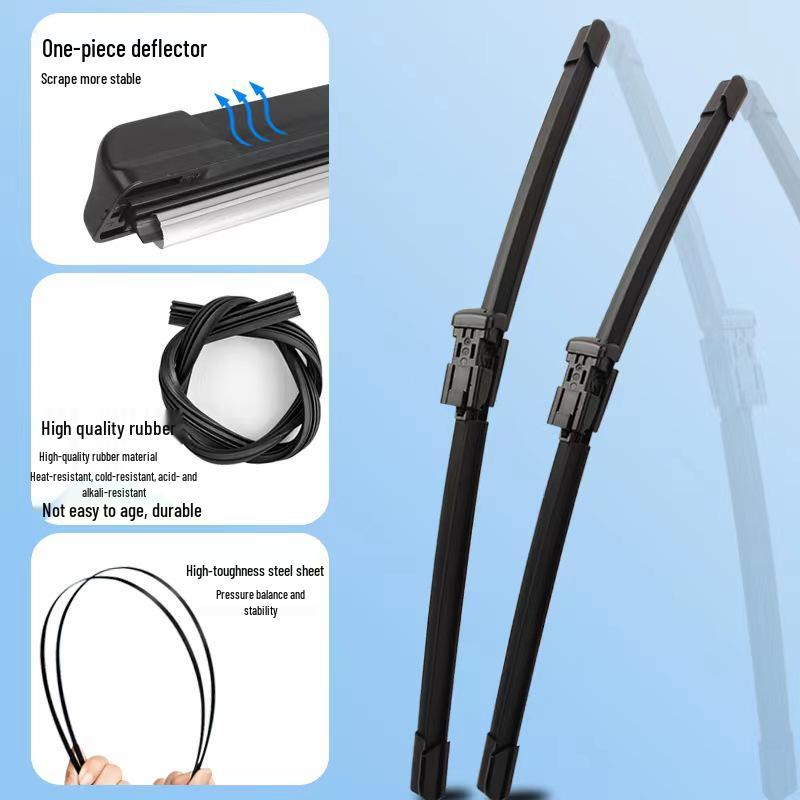 Volkswagen Wiper Blades for Lavida, Bora, Polo, Golf, Sagitar, Tiguan, and Passat.