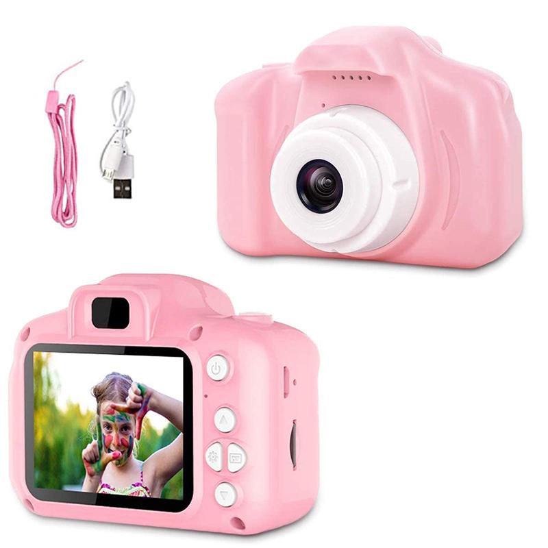Appareil photo pour enfants Écran HD 1080P Appareil photo Vidéo Jouet 8 Millions de Pixels Dessin Animé Mignon pour Enfants Jouet de Photographie d'Extérieur