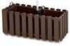 Balcony Box with Hooks and Boardee Irrigation, Brown