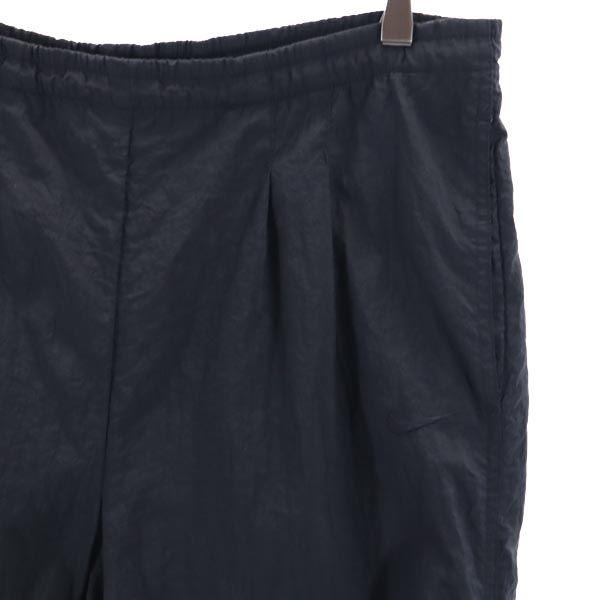 Nike 90s 00s White Tag Nylon Old Pants M(8-10) Black Kids Ladies Men's Used