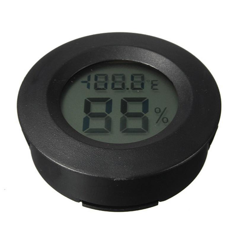 Buy Digital Cigar Humidor Hygrometer Thermometer 1 3/4" Inch Round