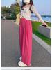 Southeast Asian Cotton & Linen Wide-Leg Lazy Summer Pants