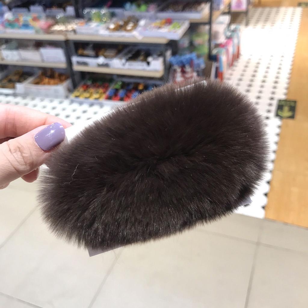 Real Rabbit Fur, Fur, Headband, Hat, Women's Autumn and Winter Forehead To Keep Warm, Going Out, Headgear, Headgear, Women's Hair Band, Plush Headband