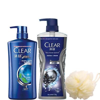 Men's Energy Sport Shampoo & Deep Clean Body Wash Set