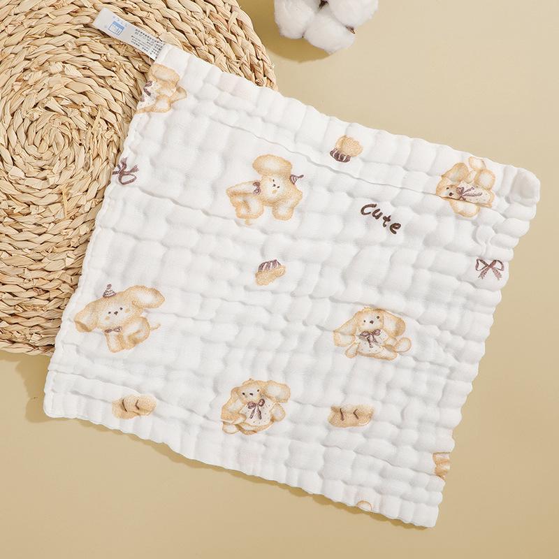 

Детское марлевое хлопковое полотенце: Мягкий, Дышащий Слюнявчик и Салфетка для Слюны 25*25cm