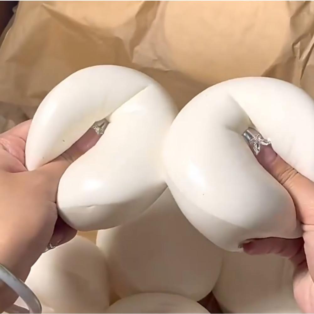 Taba Squishy Joghurtkuchen Brot Quetschspielzeug Weich Stressabbau Langsam aufsteigend Sensorisches Fidget Spielzeug für Kinder und Erwachsene Entspannende Geschenke