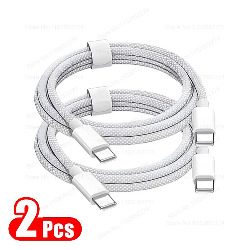 1-3PCS 35W PD Fast Charging USB C Cable for iPhone 16 15 14 Plus 13 12 11 Pro Max USB Data Line Type C Charger Cable Accessories