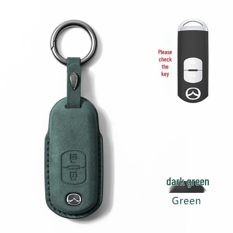 Suede Key Case for Mazda 3, CX-4/5, Atenza, CX-30