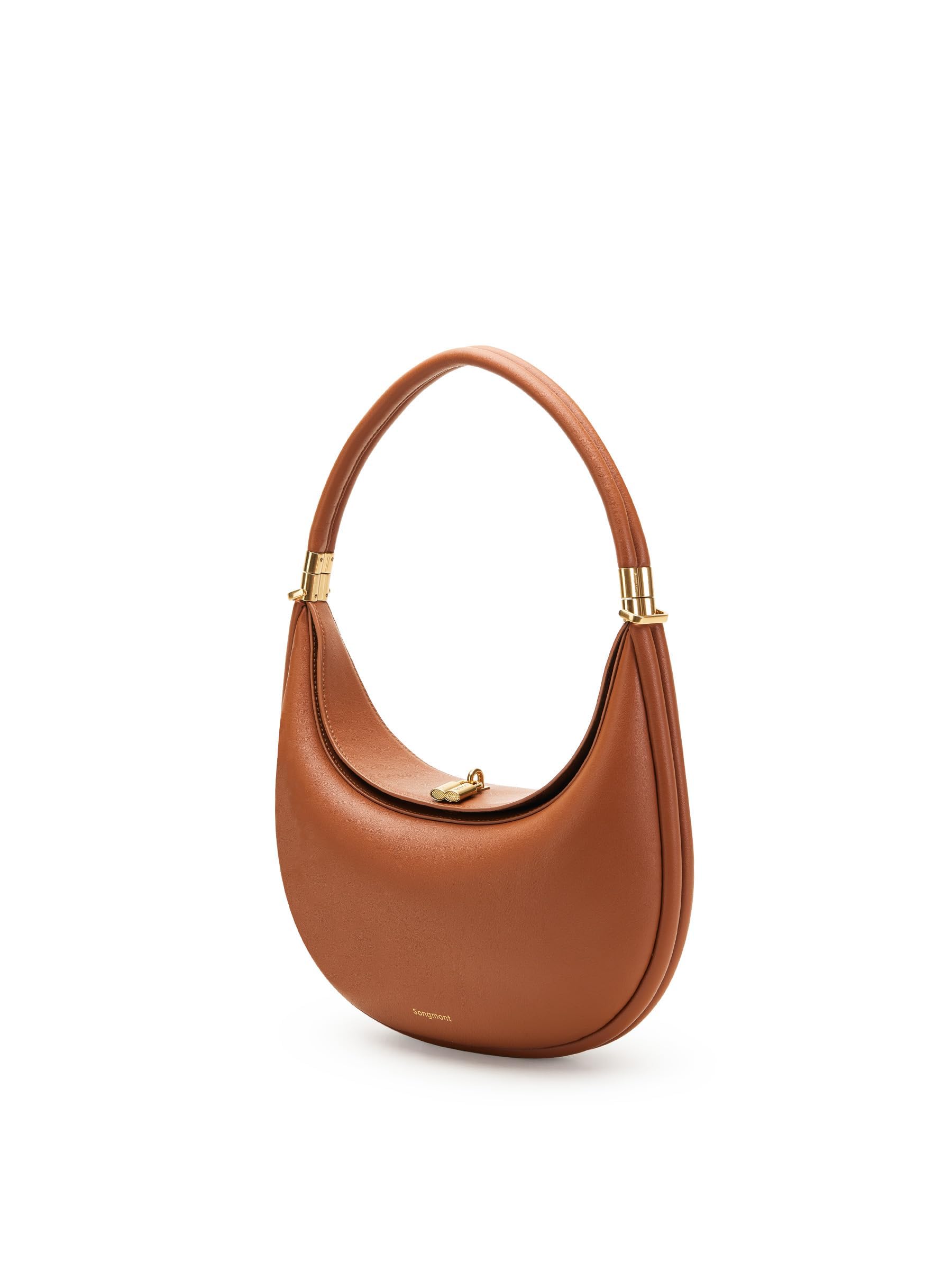 

Luna Bag Half Moon Bag Vegan Leather Handbag Crescent Shoulder Bag Vegan Leather Recycled Recycled Leather Lightweight moon bag 4way M [Songmont]