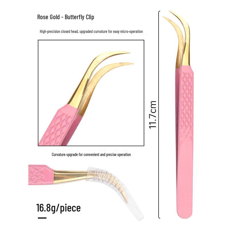 High-Precision Blooming Eyelash Tweezers for Professional Eyelash Artists