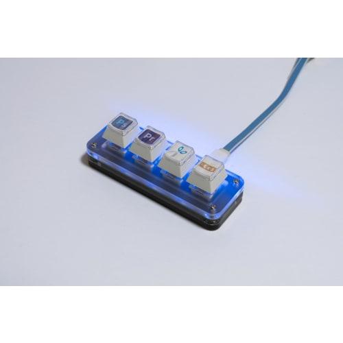 EZ Custom Keycaps, White, Compatible with CHERRY MX, White, Snap-on Keycaps, Custom Inner Keycaps for TinyKeyboard and CHERRY MX, Add Icons, Illustrat