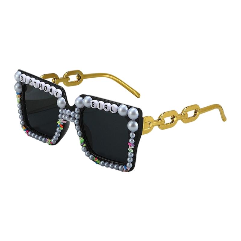 Trendy Pilot Sunglasses Oversized Frame Polarized Lens Vintage Design Lightweight For Birthday Girl