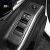 A03E-Car Window Switch Panel Cover Trim For Toyota Highlander -2024 LHD N Version Accessories Carbon Fiber
