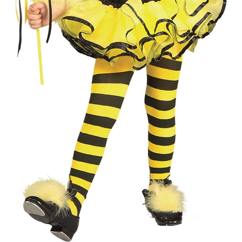 Bee Costume Set Bee Ear Headband Tutu Skirt Sleeve Sunglass Strip Sock for Kids Adult Halloween Christmas Animal Cosplay