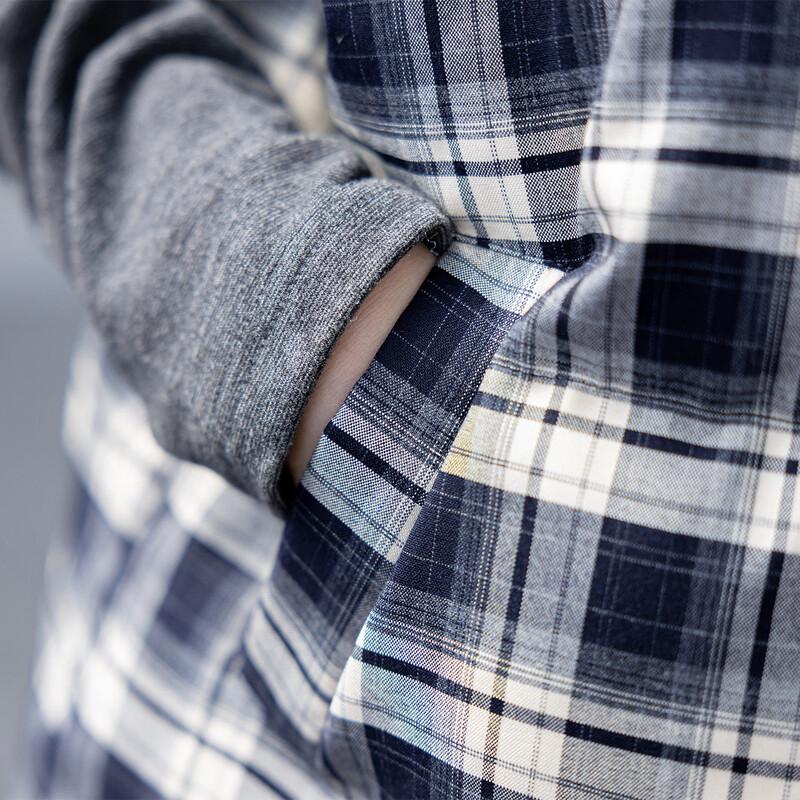 Mokana Women's Retro Plaid High-Collar Down Vest