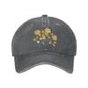 Golden Rose Washed Students Sun Baseball Hats Adjustable Cotton Streetwear Shading Sport Breathable Cap For Travelling Hip Hop