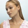 Boucles d'oreilles - Luxenter - Waa - Argent 925 - Zircon multicolore - Or rose 18K