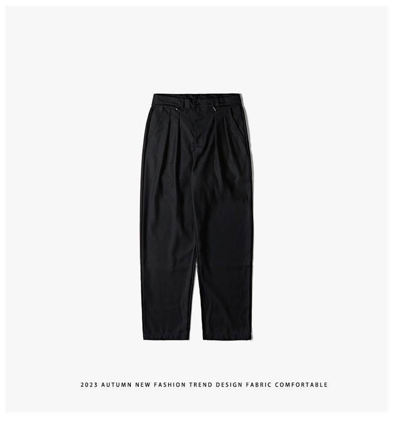 RUIIENRS X ROPUCHA Japanese Loose Fit Straight Leg Trousers FK128