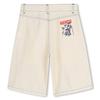 Kenzo Kids 14 Years Kenzo Garden Stitch Logo Shorts  26ss Z265afp221 