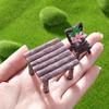 Micro Landscape Ornament Mini Chair Miniature Dollhouse Accessories Dollhouse Furniture Accessories Micro Landscape Decor