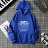 Radio Pattern Hoodie Womens Oversized Hoodie Fleece Vintage Tracksuit Fashion Long Sleeve Hip Hop Hooded Sweatshirt