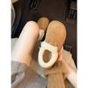 Fleece Thickened Non-slip Thick-soled Snow Cotton Shoes, Winter Wear Heightened Soft-soled Birkenstocks
