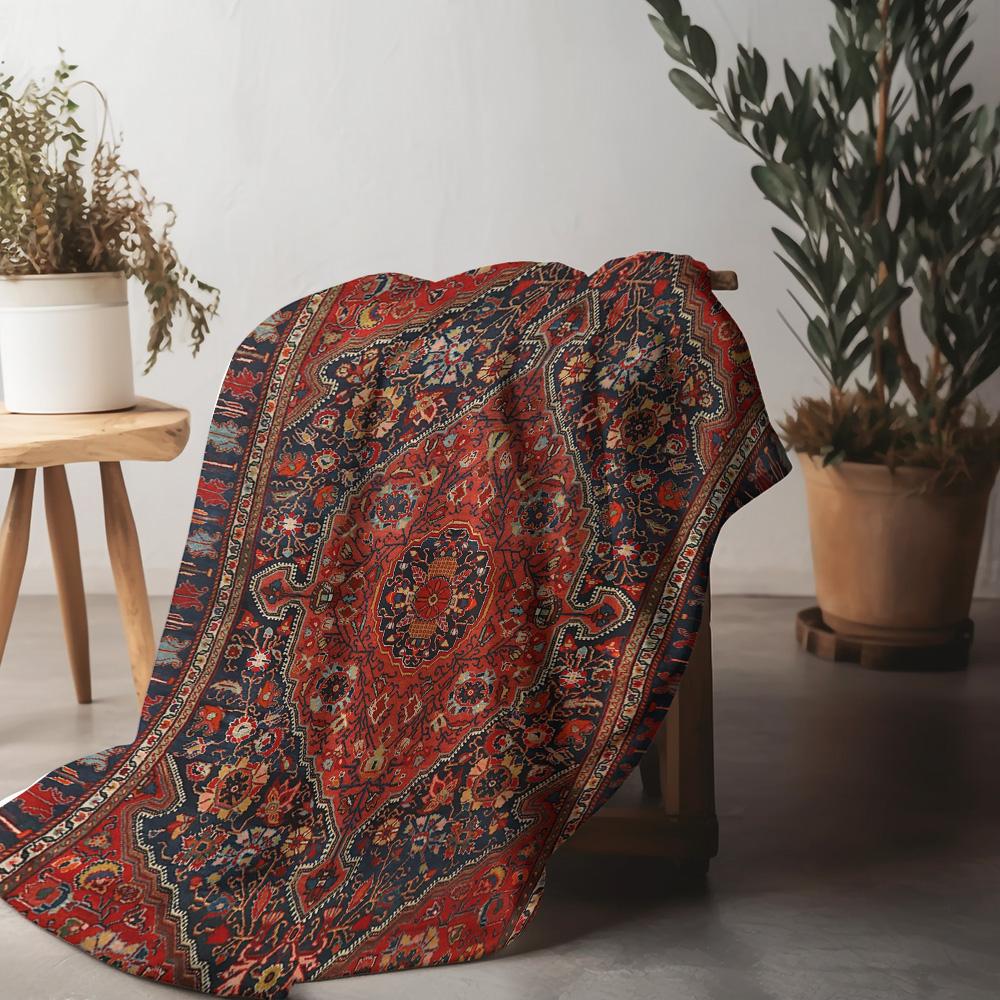 Vintage Persian Style Kilim Rug Traditional Ethnic Area Rug Decorative Throw Blanket Sofa Bed Cover