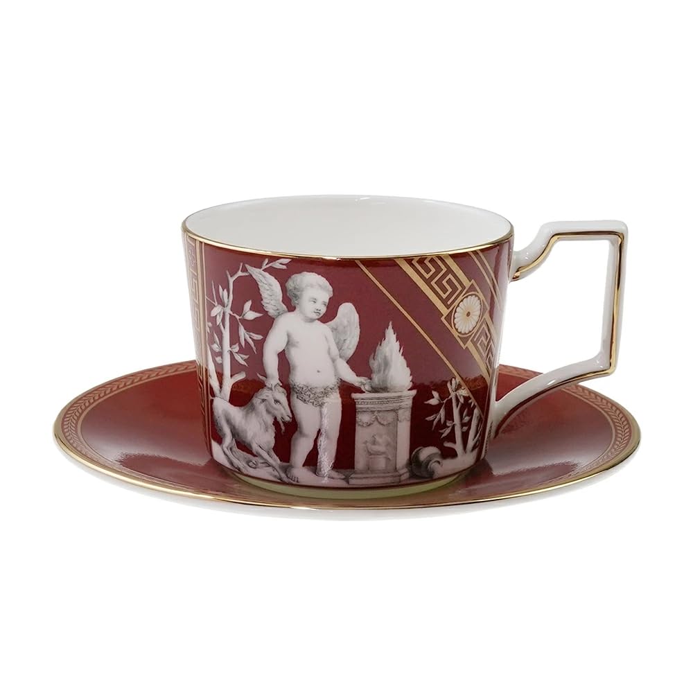 

Wedgwood Renaissance Red Teacup Saucer Accent & (Used) [Used]