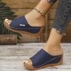 Large size wedge slippers women's summer new light sandals women's sandals women's
