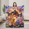 Digimon Plush Blanket Girls Boys Flannel Throw Blanket For Couch Chair Super Soft Quality Bedspread Gift