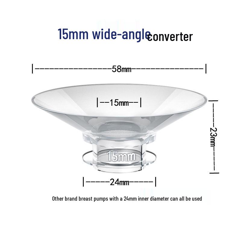 Wearable Hands-Free Breast Pump Flange Converter for Spectra and Newby by Little Bear
