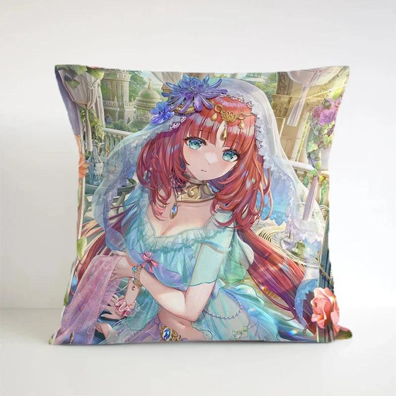 Genshin Impact Pillowcase Decorative Pillows For Sofa Gift Pillow Cover Square Cushion Covers Cushions