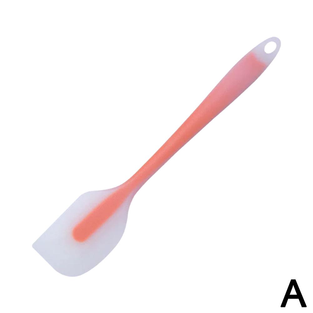 Baking Tools Spatula Integrated High Temperature Cake Cream Silicone Spatula Translucent Head Spatula Baking for Kitchen Tools