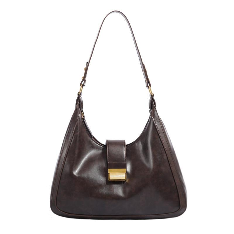 

New large-capacity retro underarm bag fashionable versatile shoulder bag niche high-end portable commuter bag female trend