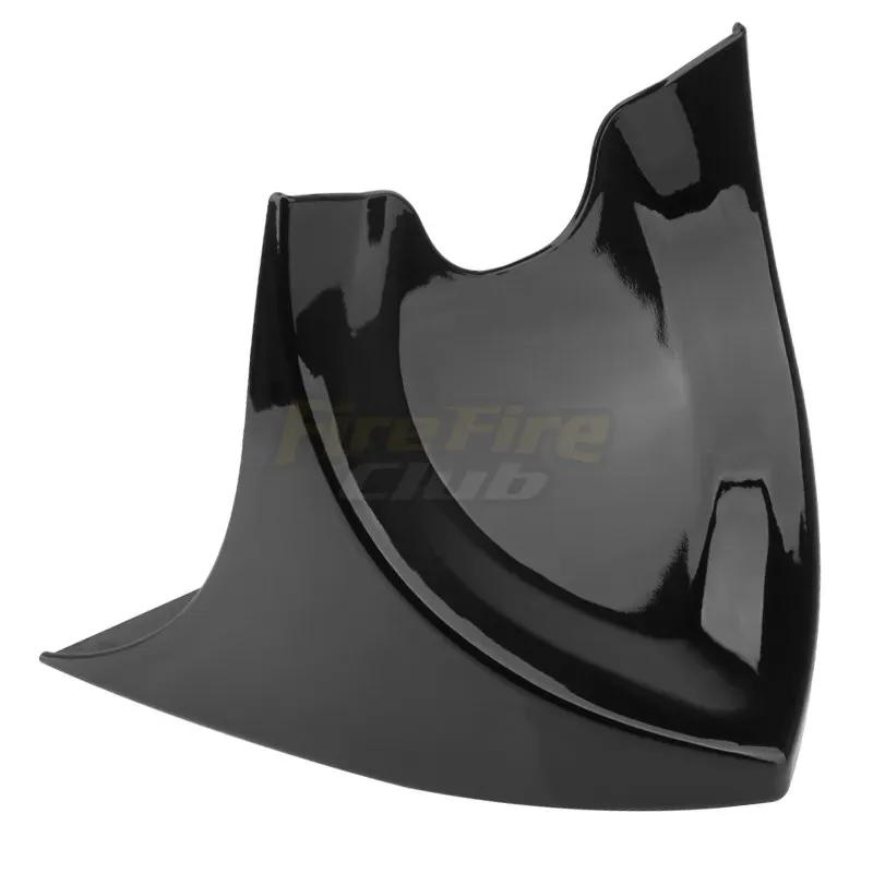 Spoiler frontal de carenagem universal para motocicleta, preto, queixo inferior, para harley fatboy softai V-RODSportster xl touring glide, todos os modelos