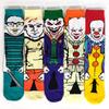 5 Pairs/Pack Men Funny Socks Casual Hip Hop Creative Cartoon Novelty Calcetines Hombre Street