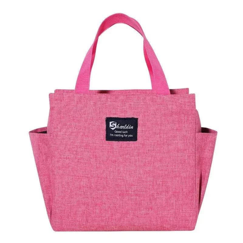Borsa Termica Multifunzione ad Alta Capacità Impermeabile in Tessuto Oxford Portatile con Cerniera Borsa Pranzo Termica per Donne Lunch Box Borsa per Cibo da Picnic